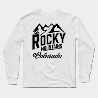 Rocky Mountains Colorado Long Sleeve T-Shirt